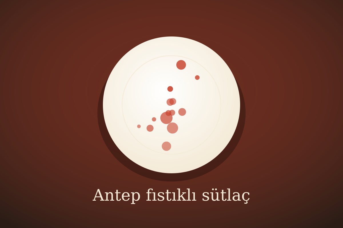 Antep fıstıklı sütlaç