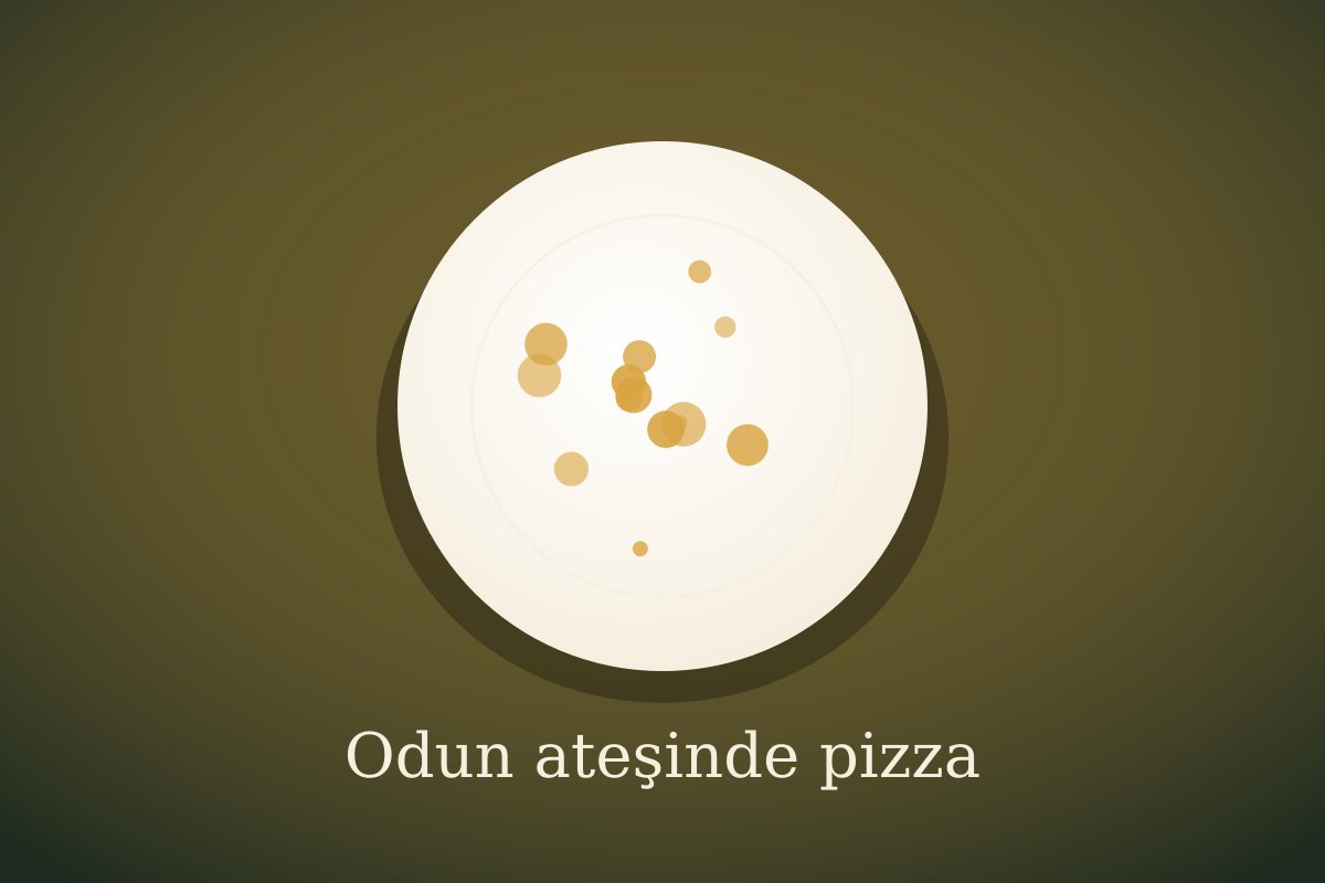 Odun ateşinde pizza